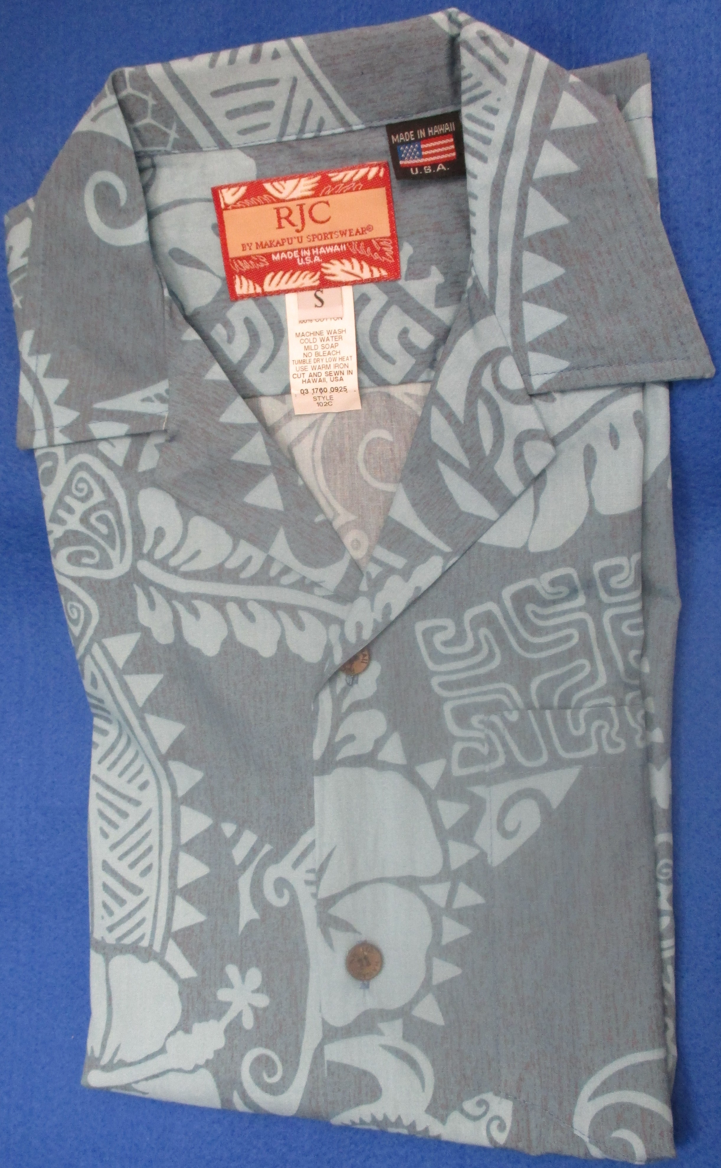Hawaii Maori graublau